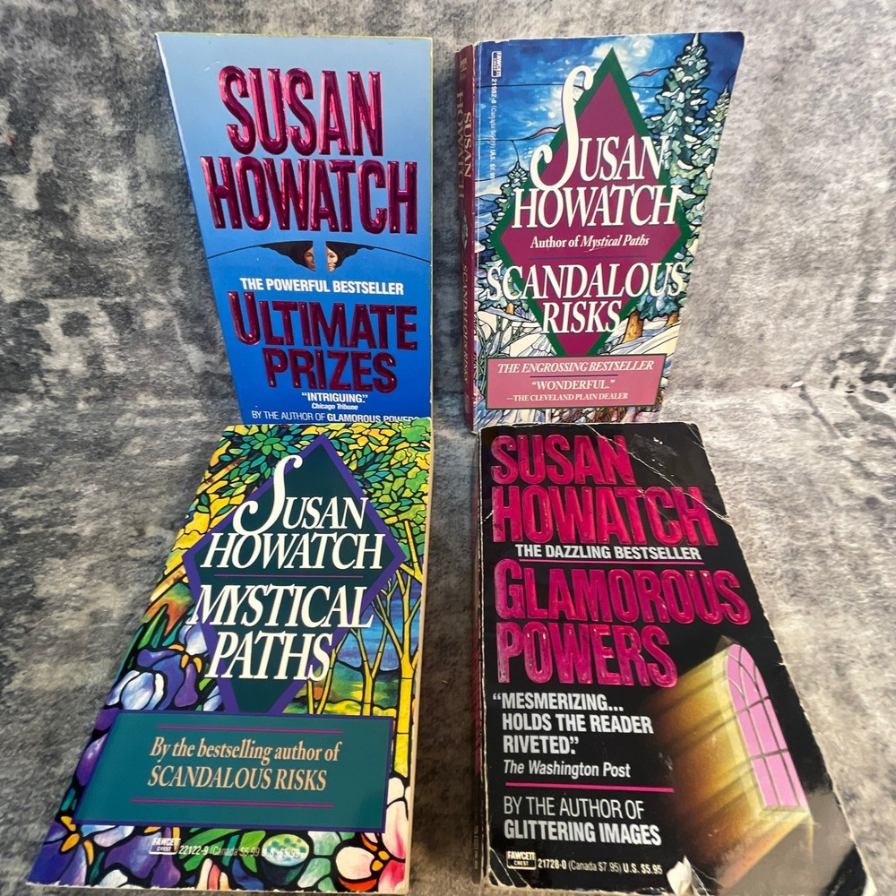 Susan Howatch 4 Book Lot Ultimate Prizes Mystical Paths Scandalous Risks